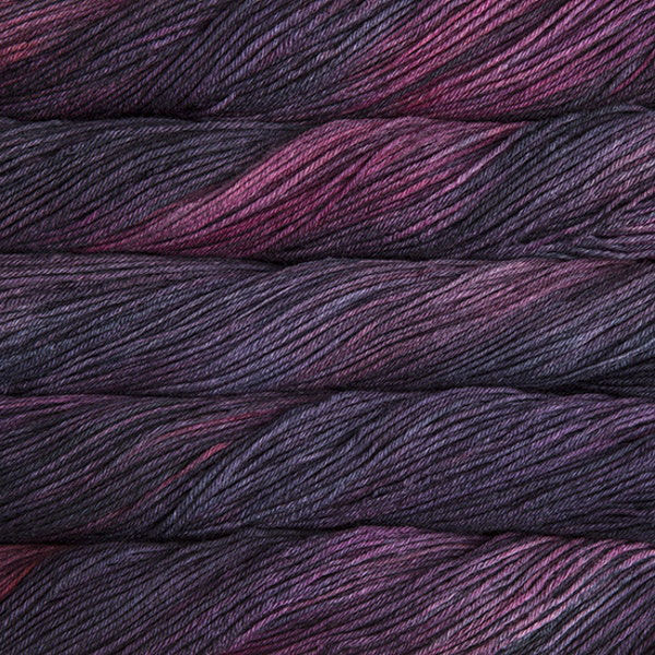 Malabrigo Arroyo yarn in Purpuras