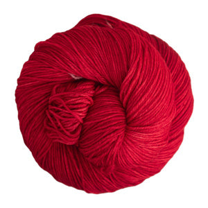 Malabrigo Arroyo yarn in Ravelry Red