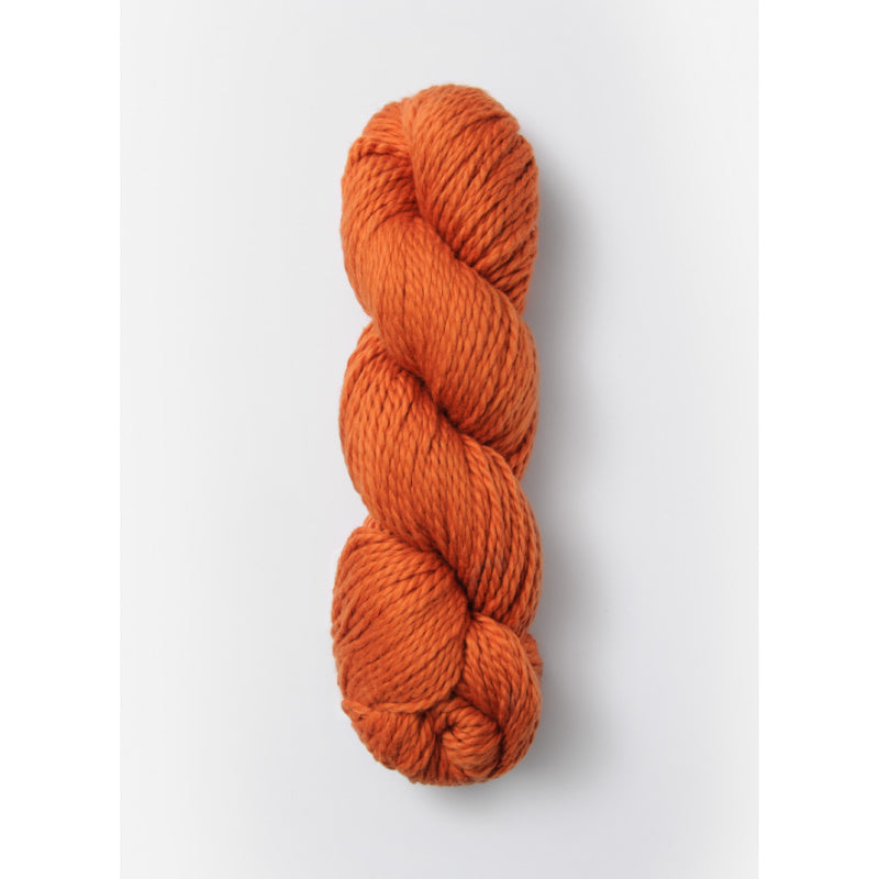 Blue Sky Fibers organic cotton worsted yarn in pumpkin