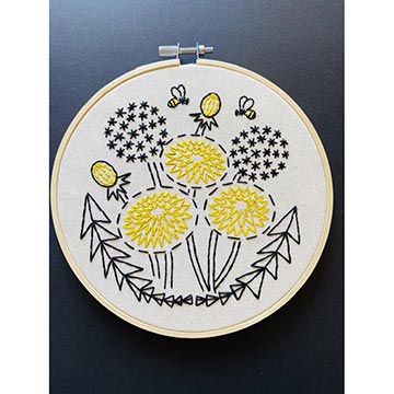 Dandelion Embroidery Kit