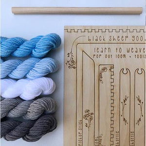 Hand-Woven Wooden Weaving Loom Kit Tools DIY Woven Set Craft Yarn