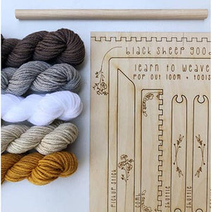 Tapestry Weaving Kit in neutral colors
