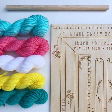 DIY Weaving Kit with Party colors