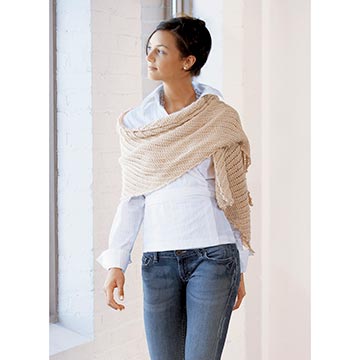 Blue Sky Fibers Rectangle Shawl-The Craftivist Atlanta
