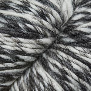 a hank of Cascade Eco Duo in Zebra