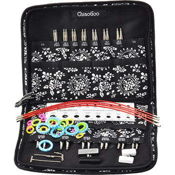 ChiaoGoo 4" TWIST Red Lace Interchangeable Needle Set-The Craftivist Atlanta