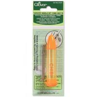 Clover Chibi Bent Tip Tapestry Needles in packaging