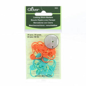 Clover locking stitch markers
