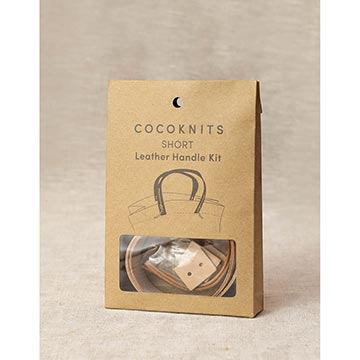 Cocoknits Leather Handles Kit with short handles