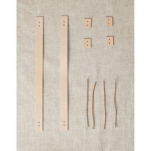 image of the contents of the leather handle kit