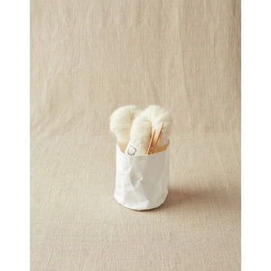 Small Cocoknits Kraft Bin with yarn