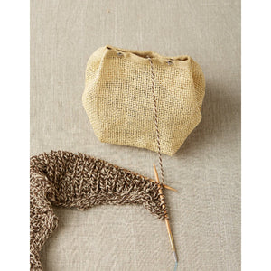 Cocoknits mesh bag with knitting
