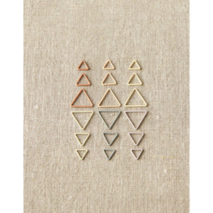 Cocoknits Triangle Stitch Markers in earth tones