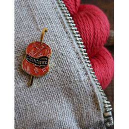 Crochet Enamel Pin-The Craftivist Atlanta