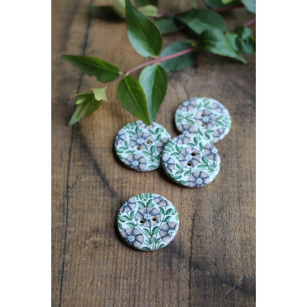Daisy Ceramic Buttons
