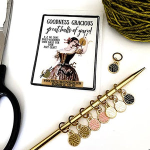 Yarn Ball Stitch Markers-The Craftivist Atlanta