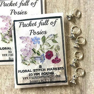Flower stitch marker pack-The Craftivist Atlanta