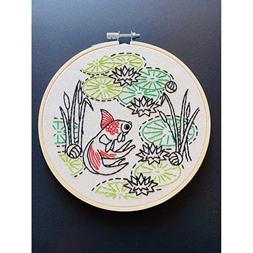 Koi Embroidery Kit