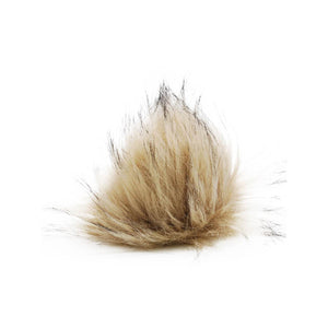 faux fur pom pom  jackal