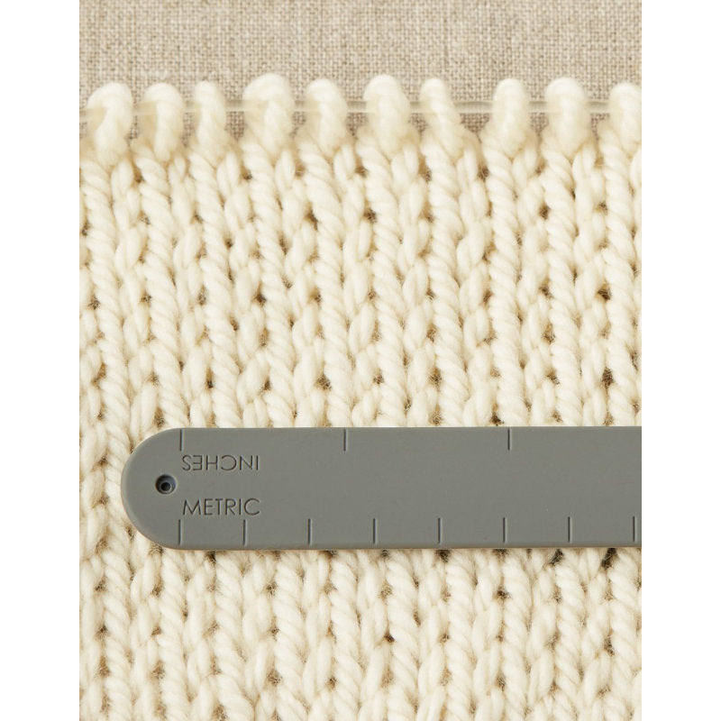 Back of Maker's Keep bracelet with ruler