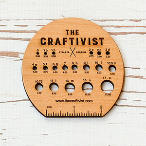 The Craftivist Knitting Needle Gauge-The Craftivist Atlanta