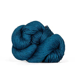 a hank of Kelbourne Woolens Mojave in Prussian Blue