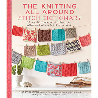Cover of the Knitting All Around Stitch Dictionary