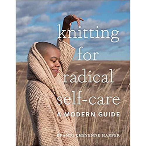 cover of knitting for self care book