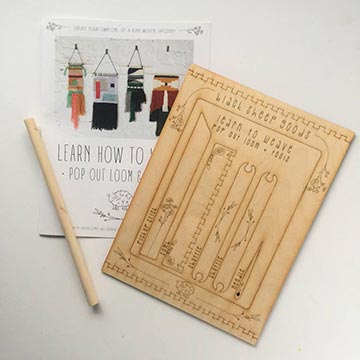 DIY Tapestry Weaving Kit - Cloud-The Craftivist Atlanta