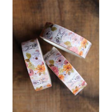 image of Llama Washi Tape with springtime theme