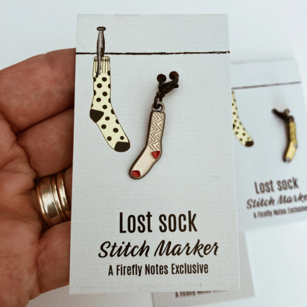 Lost sock progress keeper peach
