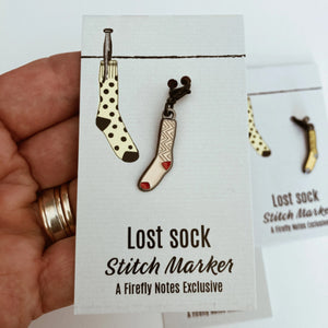 Lost sock progress keeper peach