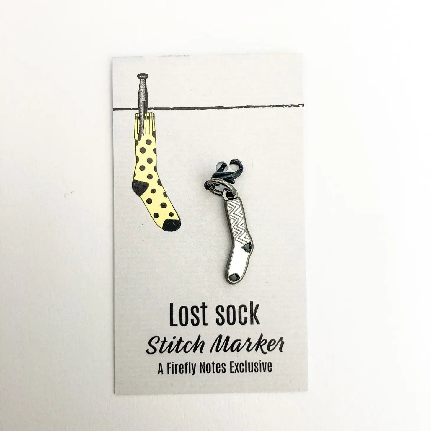 Lost sock progress keeper white