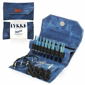 Lykke Indigo 3.5" Interchangeable Circular Needle Set-The Craftivist Atlanta