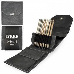 Lykke Crochet hook set in grey denim