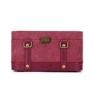 Della Q Maker's Train case in maroon