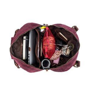 Della Q Makers Backpack arial view