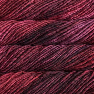 Malabrigo Rasta bulky yarn in Stitch Red