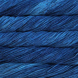 Malabriog Rios superwash worsted yarn in Blue Jean