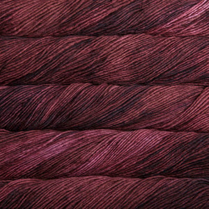Malabrigo Worsted yarn in Burgundy