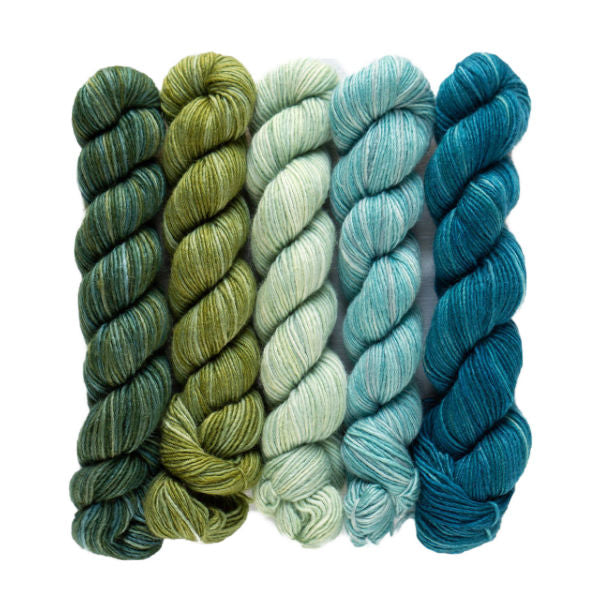 Manos Fino Mini Skein Set in Flora