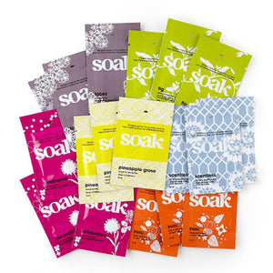 Assorted minisoak packets