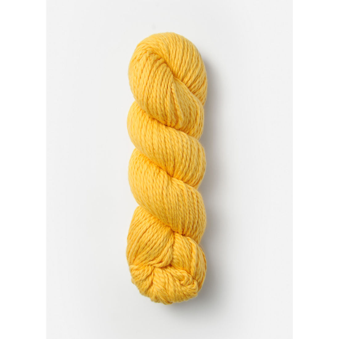 Blue Sky Fibers organic cotton worsted yarn in dandelion