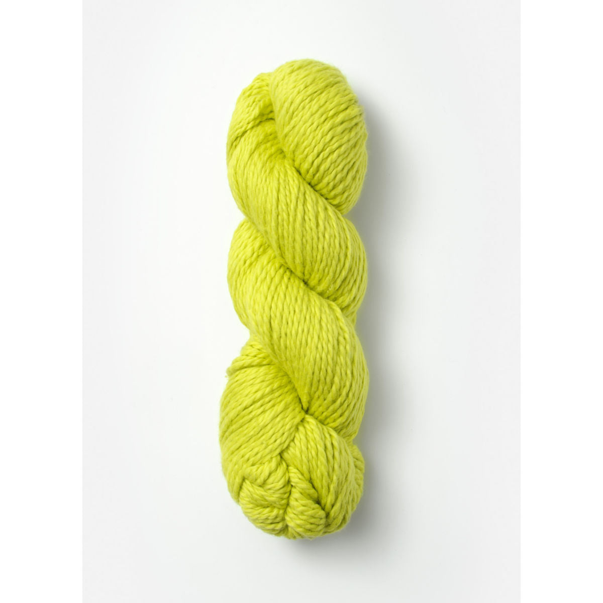 Blue Sky Fibers organic cotton worsted yarn in lemongrass