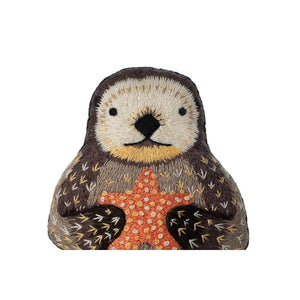 Otter Embroidery Sewing Kit