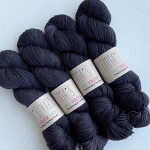 Mini skein yarn in After Dark from Emma's Yarn