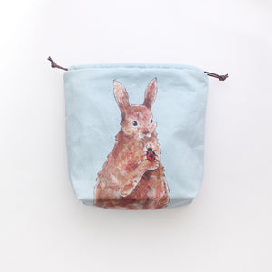 project bag with a rabbit