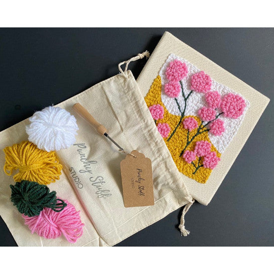 Punch needle kit with all materials