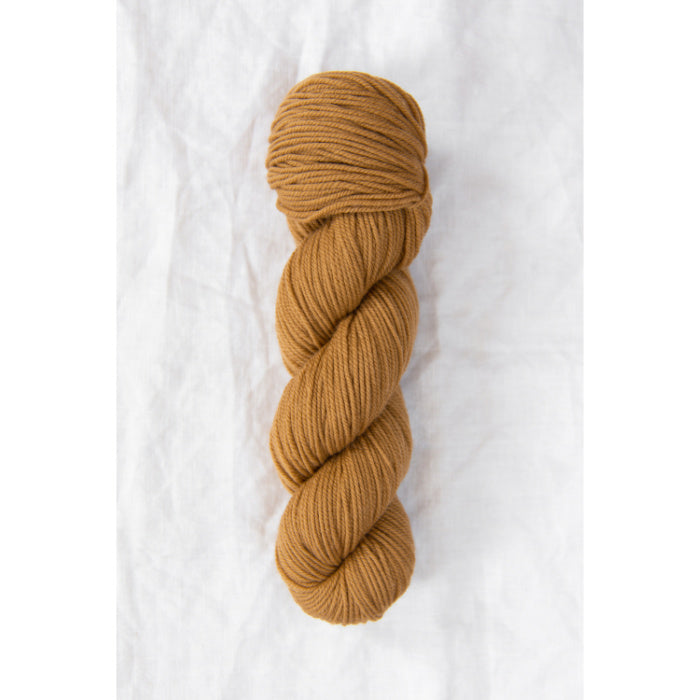 quince and co yarn in chickadee camel