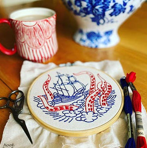 Release the Kraken Embroidery Kit